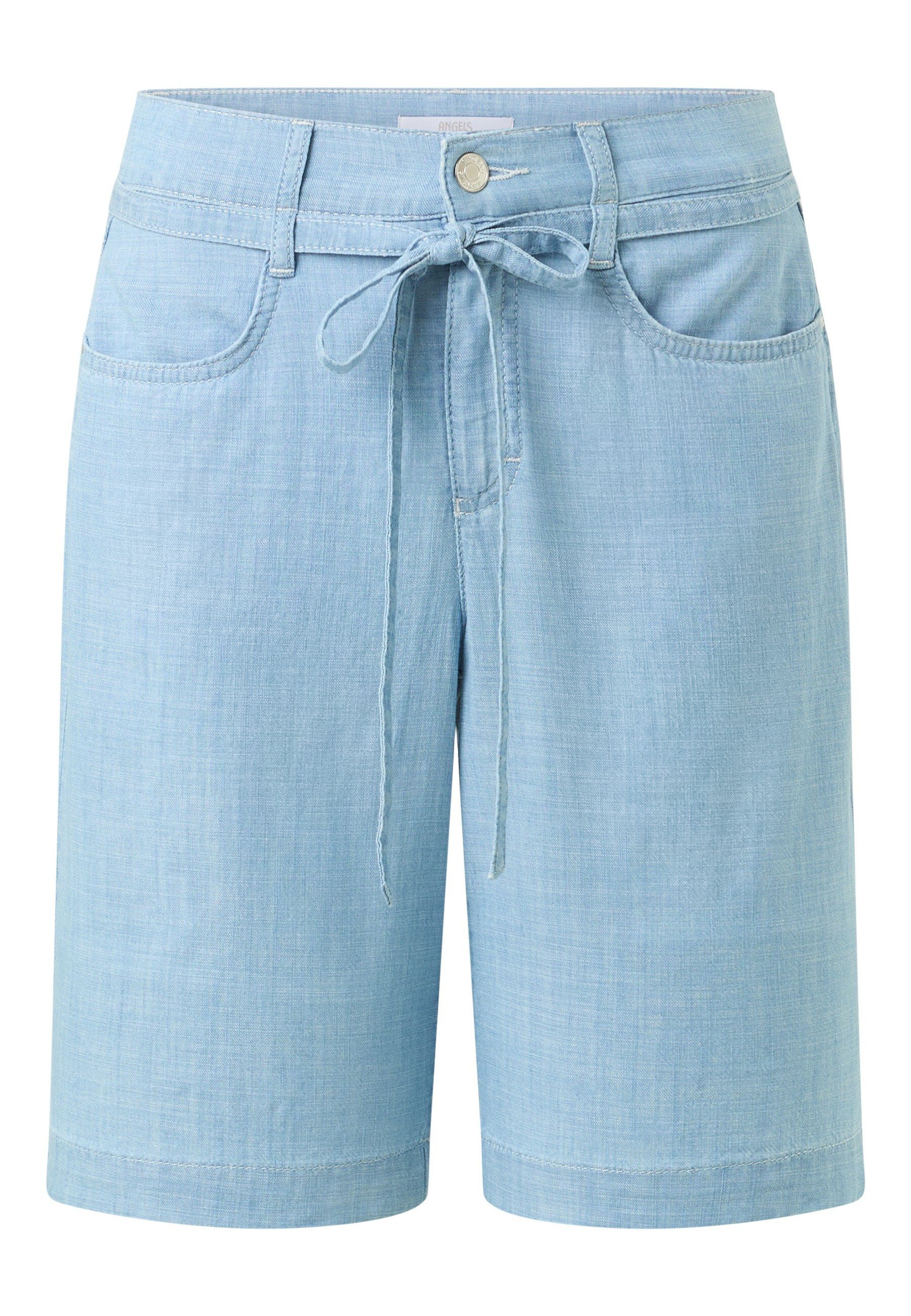bleached blue