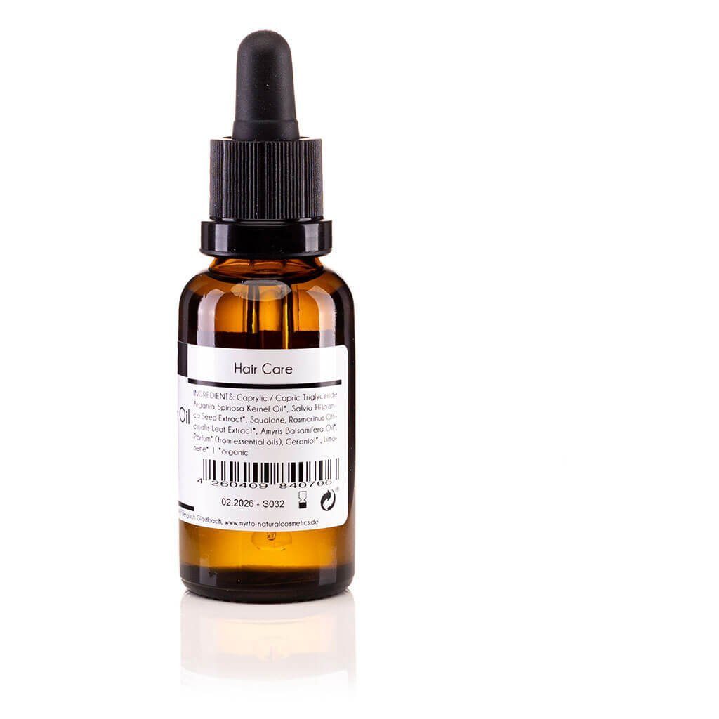 myrto Naturkosmetik Haaröl Bio Antistatic Hair Oil - Anti-Frizz Haaröl für geschmeidiges Haar