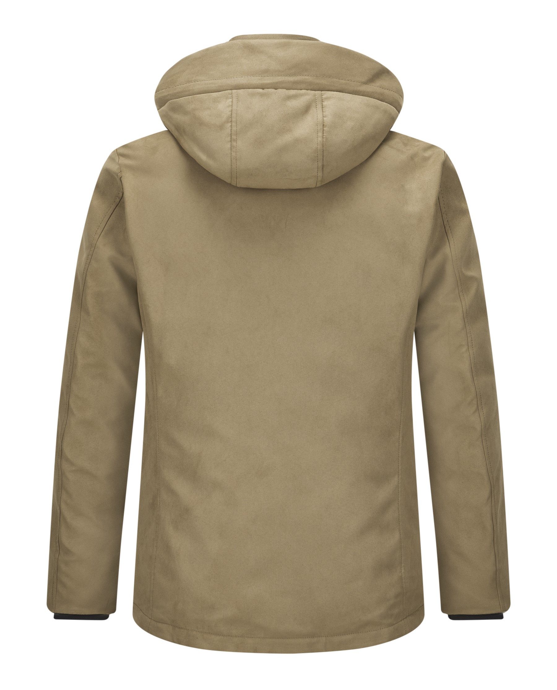 Milestone Parka MSBennet aus Microvelours mit abnehmbarer Kapuze, atmungsaktiv wasserabweisend