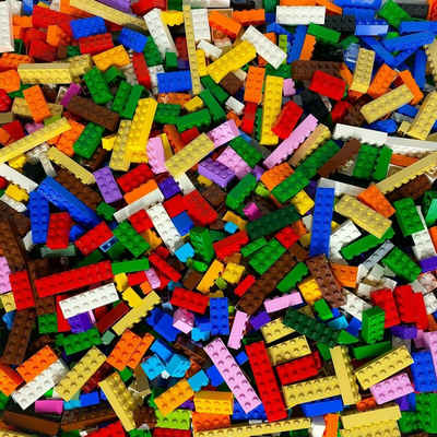 LEGO® Spielbausteine LEGO® Hochsteine Bunt gemischt - 320 gr. - ca. 200 Stück - Colorful basic bricks mix - NEU, (Creativ-Set, 200 St), Made in Europe