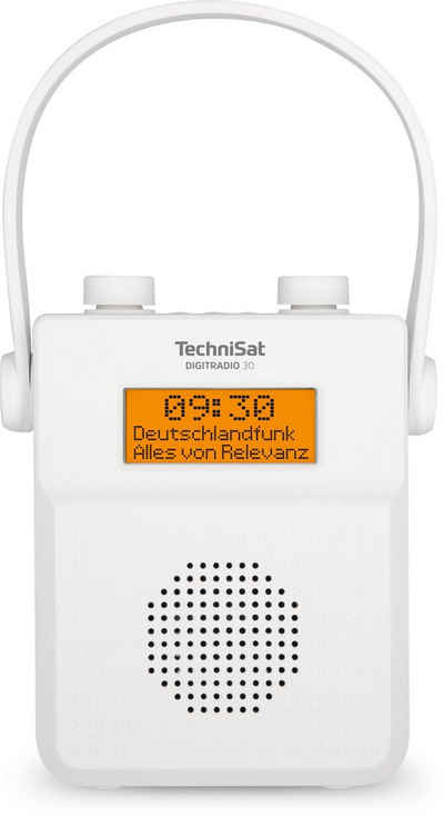 TechniSat DIGITRADIO 30 Duschradio Digitalradio (DAB) (Digitalradio (DAB), UKW-Radio mit RDS, 2,00 W, wasserdicht, tragbar, Bluetooth-Audiostreaming)