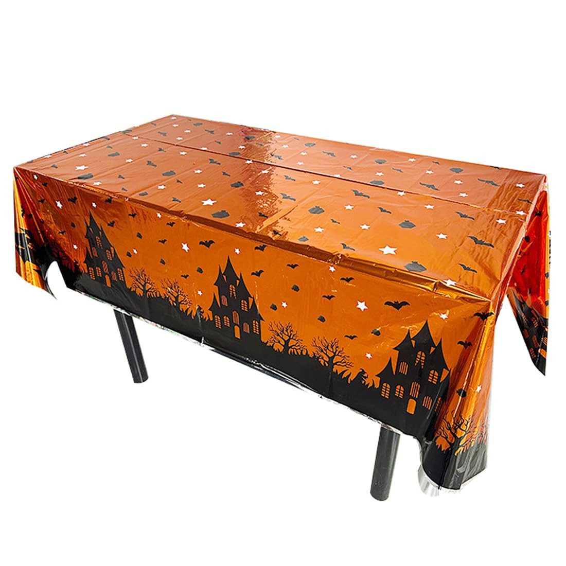 FELIXLEO Gartentischdecke Halloween Tischdecke, rechteckige PE Tischdecke für Partys und Deko (1-tlg)