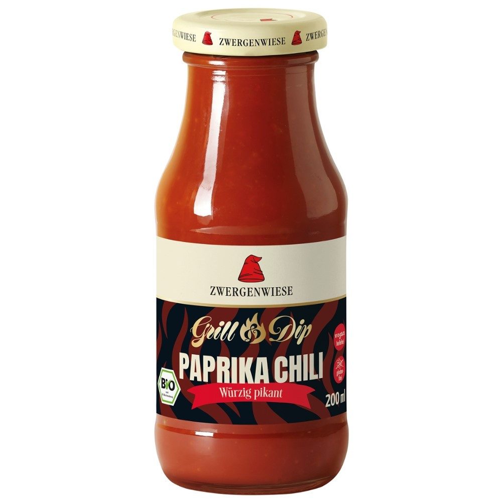 Zwergenwiese Grillsauce Grill & Dip - Paprika Chili 200ml