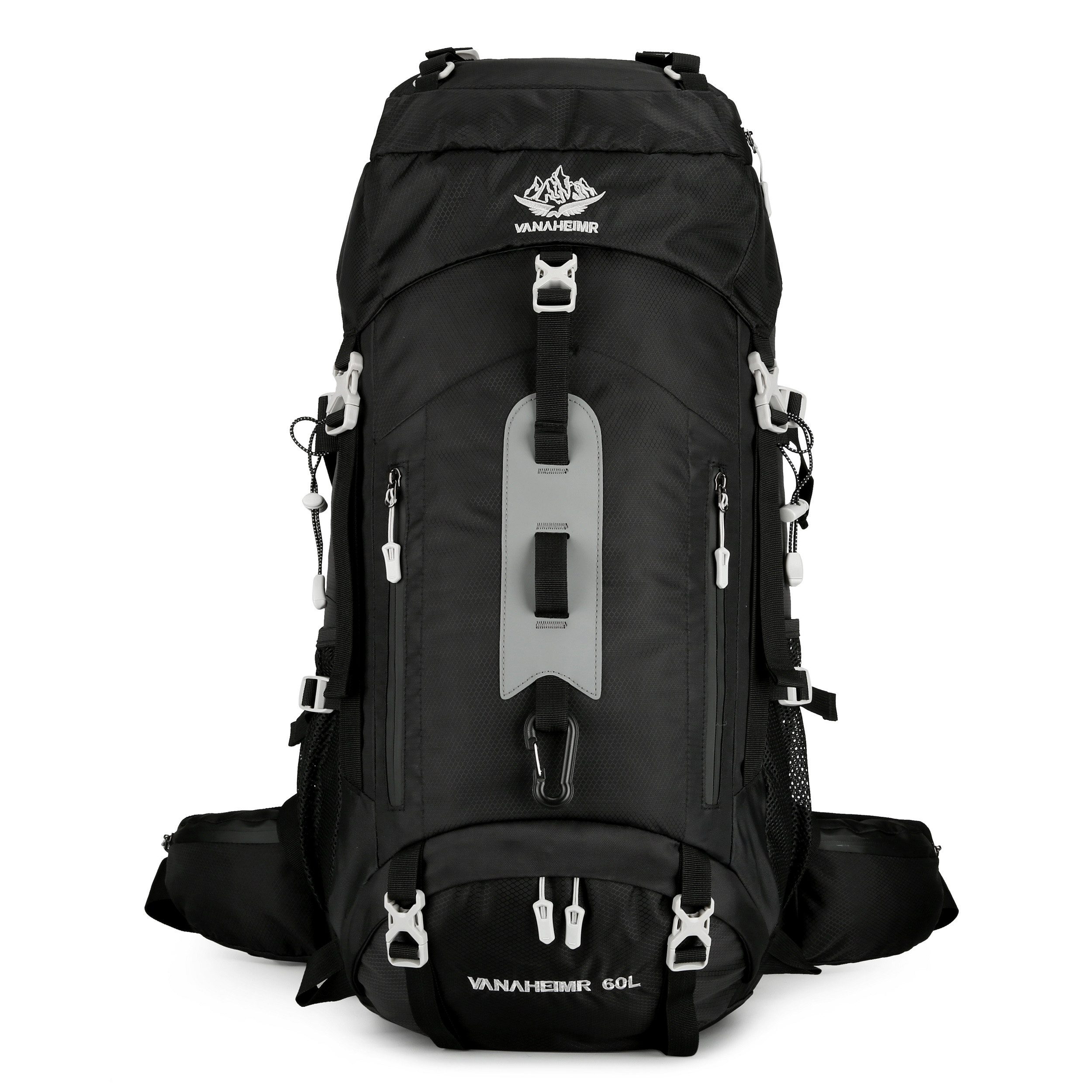 Maity Wanderrucksack 60L Ultraleichter Wasserdichter ergonomisch Trekkingrucksack (mit Regenhülle, mit Hüftgurt und Bauchtasche), Multifunktions Reisetasche für Klettern Camping Urlaub