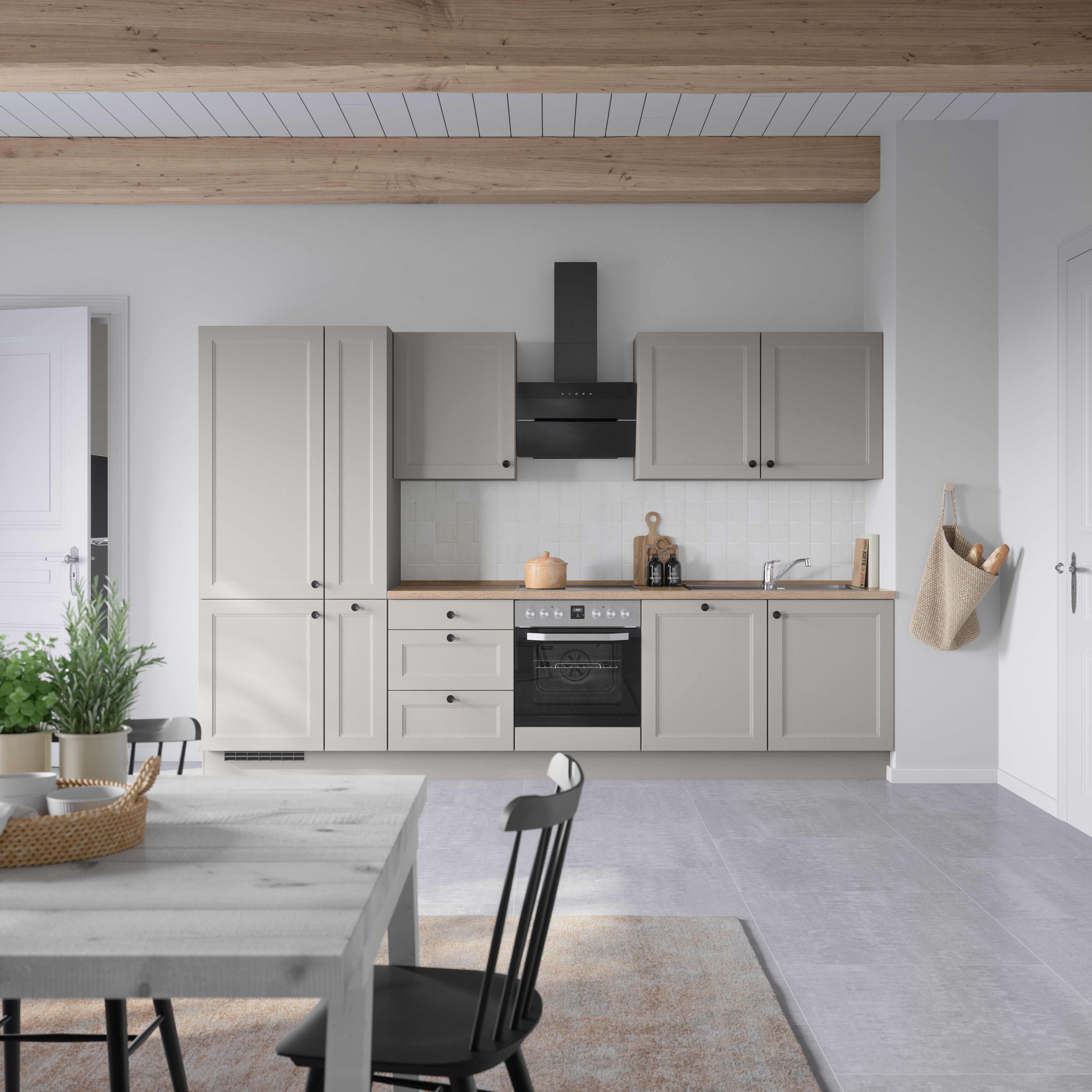 nobilia® Küchenzeile "Cascada II", NEU: individuell anpassbar mit gratis Profi-Beratung, vormontiert, Breite 330 cm, Ausrichtung wählbar, wahlw. mit E-Geräten