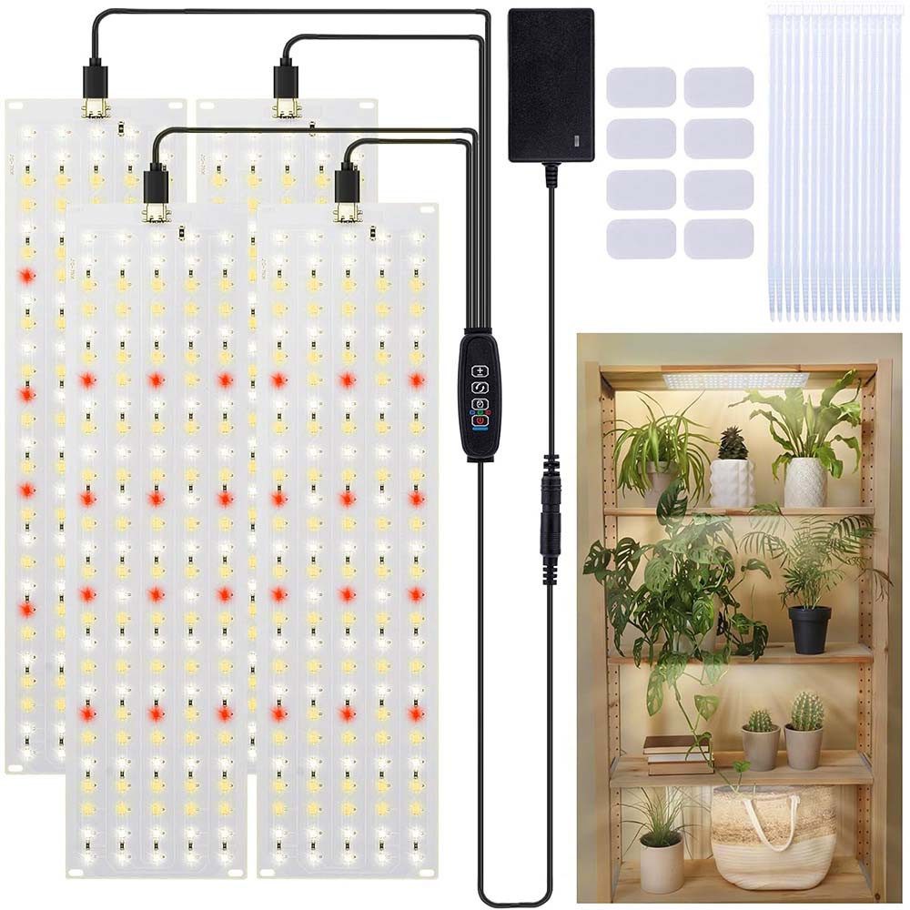 Jibenhome Pflanzenlampe Ultradünne LED Wachstumslichter, Vollspektrum-Pflan günstig online kaufen