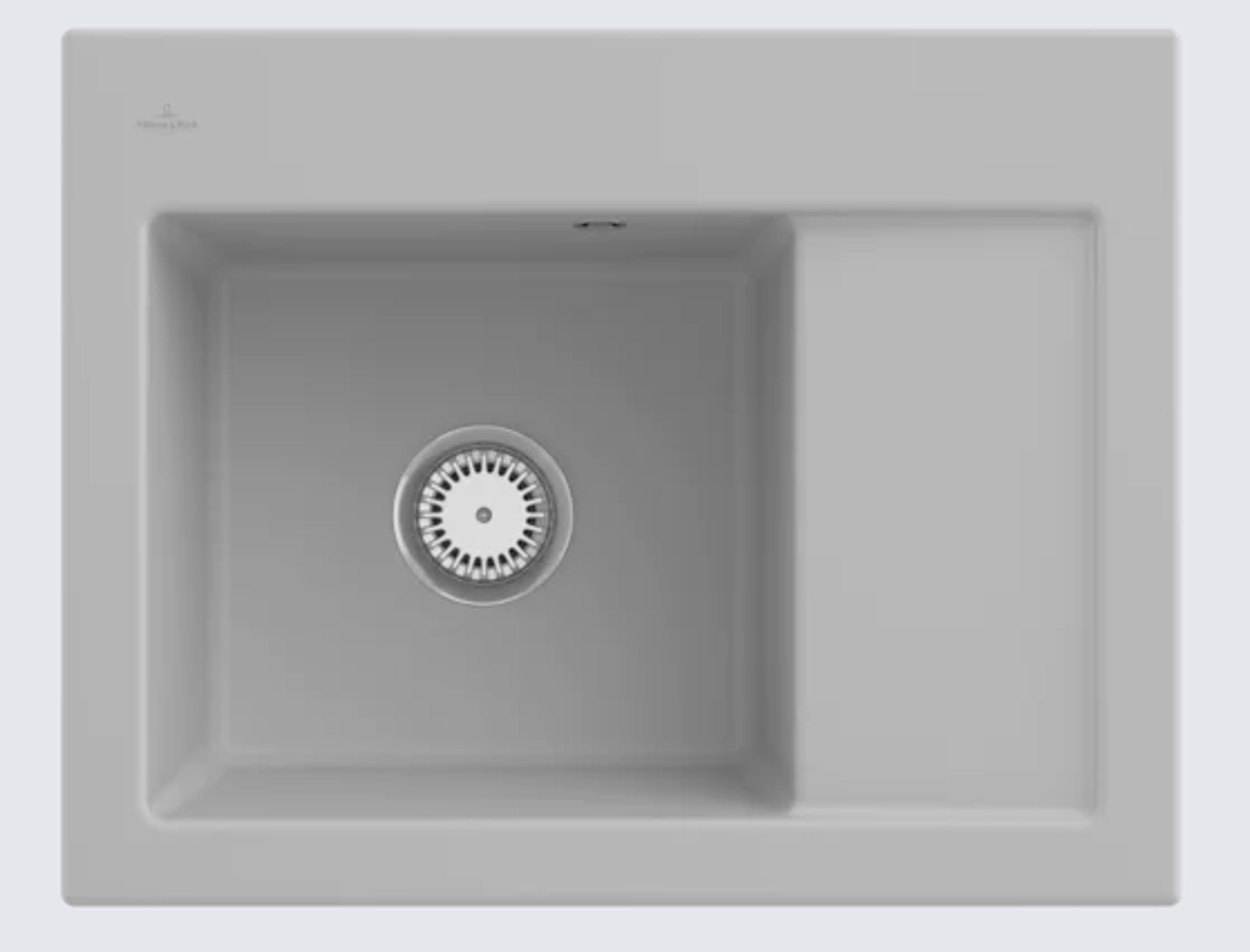 Villeroy & Boch Küchenspüle 3312 01 SM, Rechteckig, 65/22 cm, Subway Compact Serie, Becken links und rechts möglich