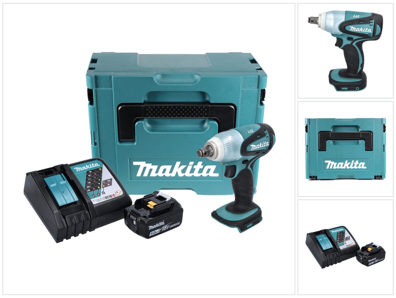 Makita Akku-Schlagschrauber DTW 251 RT1J Akku günstig online kaufen