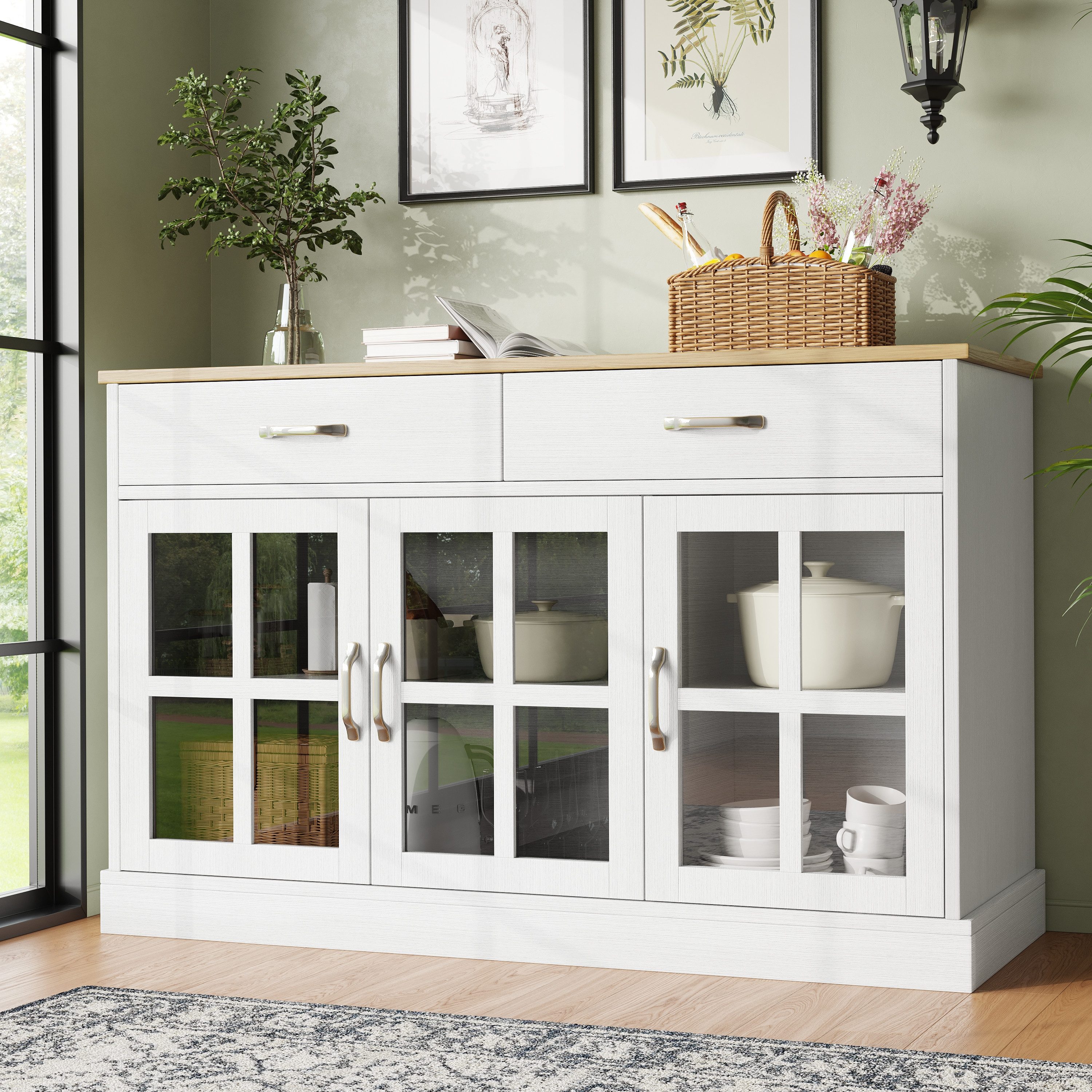 Flieks Sideboard mit 2 Schubladen und günstig online kaufen