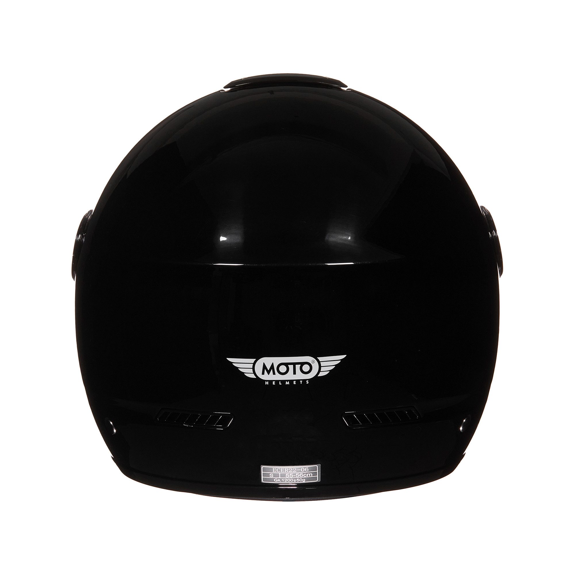 MOTO HELMETS Motorradhelm Integralhelm Motorrad Full Helm U-52, Helm für Motorrad Roller, Schnellverschluss, Sonnenvisier, nur 1050g
