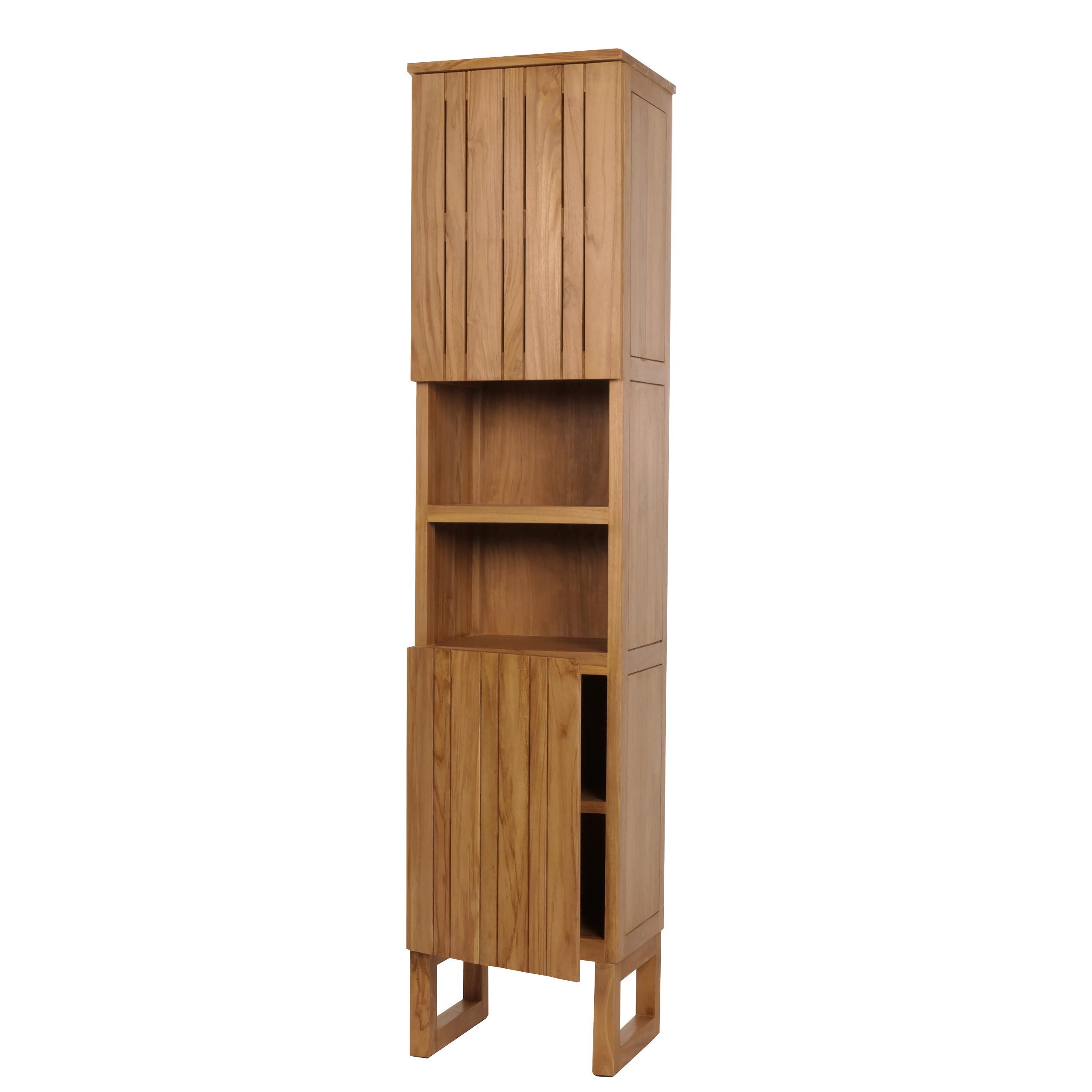 MCW Hochschrank MCW-M72-H Zwei offene Staufächer, Komplett fertig montiert