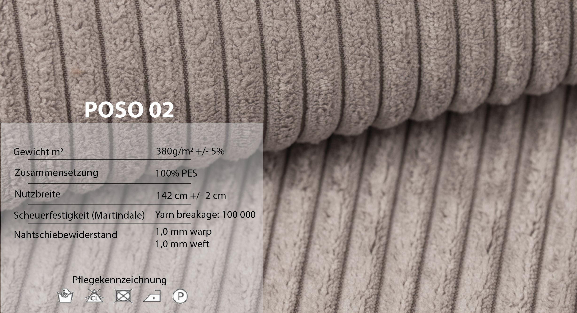 Cappucino Modern TOKYO, Breite Cord, mane Ecke, L-form mit Ecksofa und universelle Compleo cm, Schlaffunktion, 244 mit Bettkasten, Wohnzimmer
