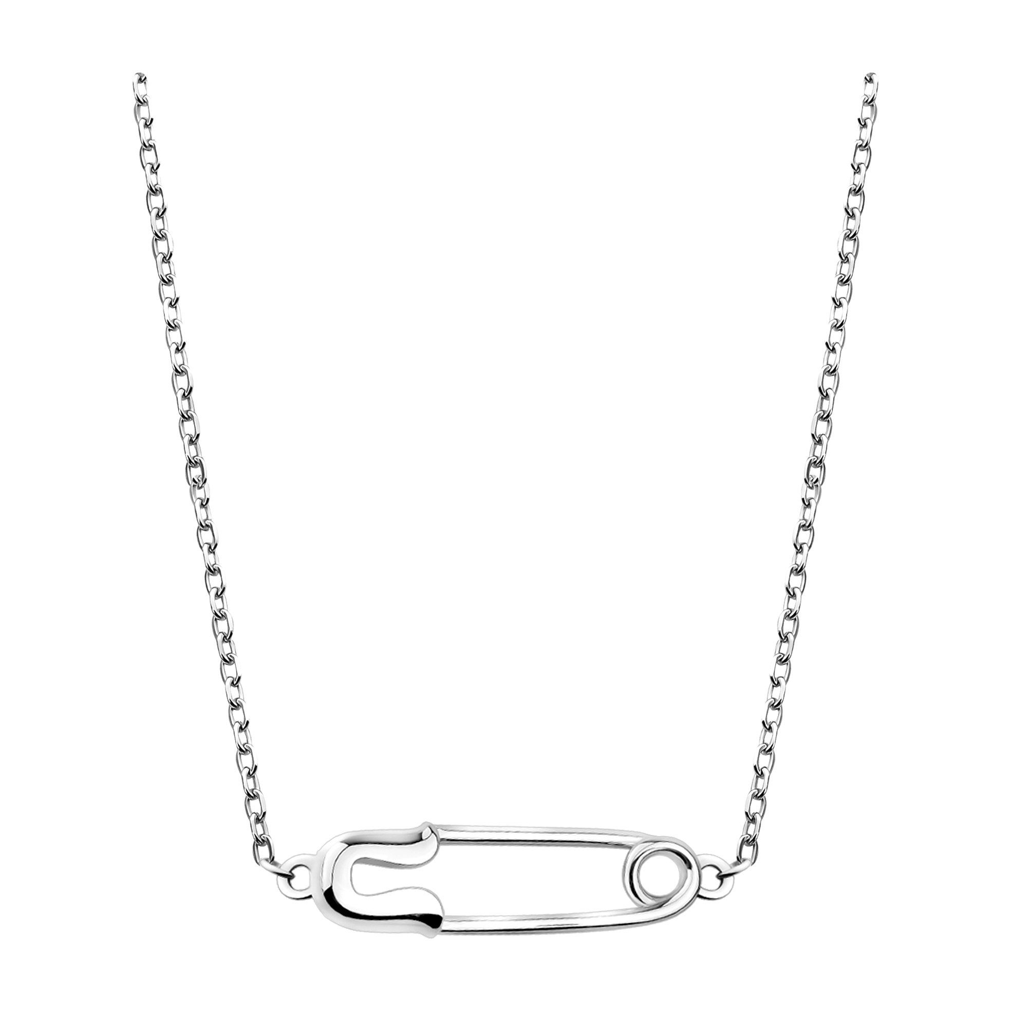 Sofia Milani Kette mit Anhänger Sicherheitsnadel, 925 Silber Damen Schmuck günstig online kaufen