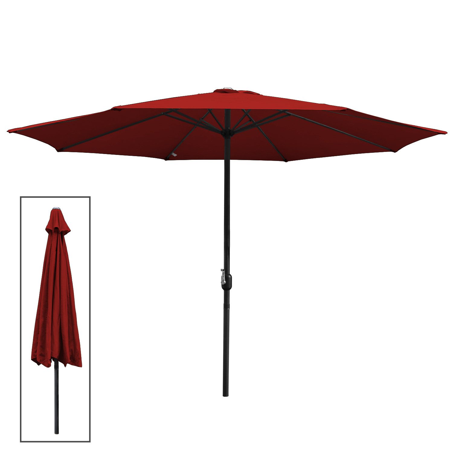 Clanmacy Sonnenschirm Ø 350 cm Strand günstig online kaufen