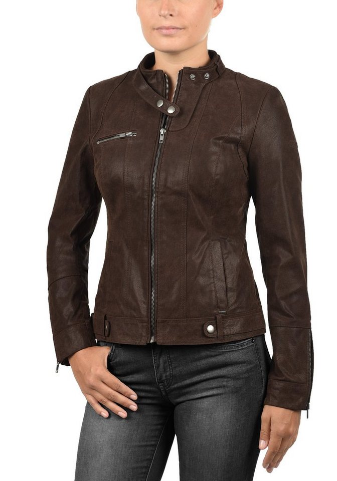 DESIRES Lederjacke Hame taillierte Echtlederjacke