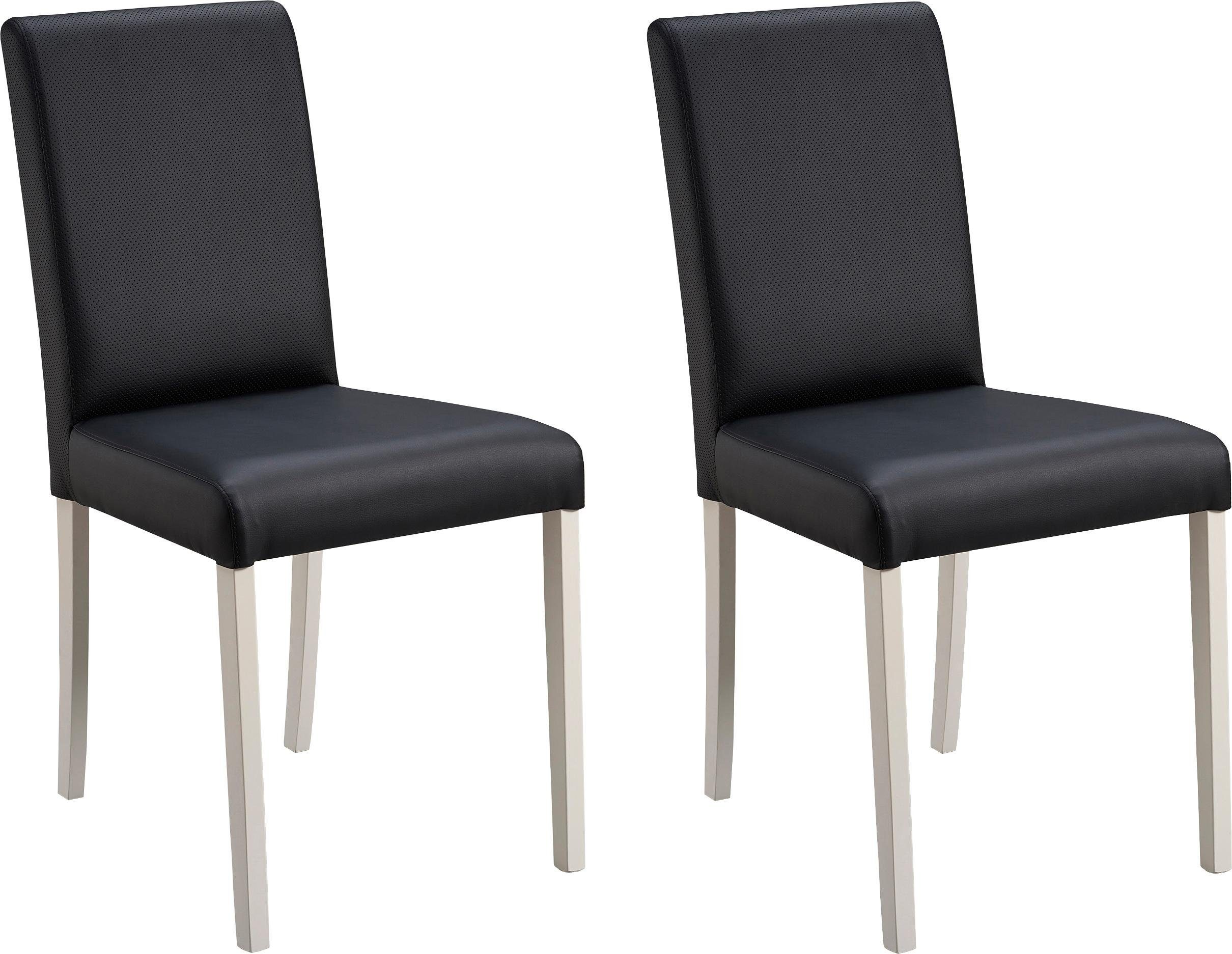 massivline&more 4-Fußstuhl Sylt (Set, 2 St), Gestell aus Massivholz