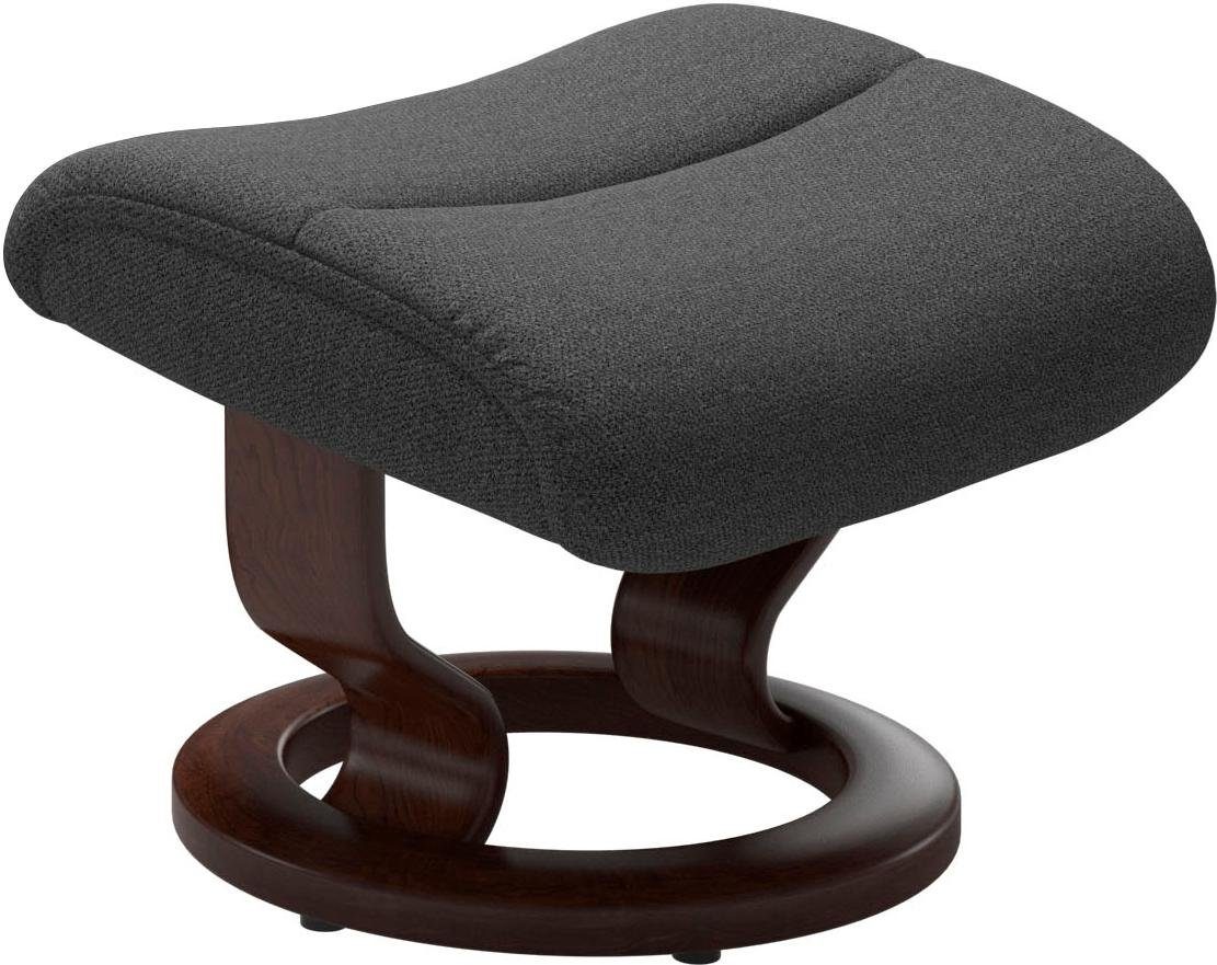 Relaxsessel Stressless® Größe Classic mit Hocker), L,Gestell mit Braun (Set, Relaxsessel View Base,