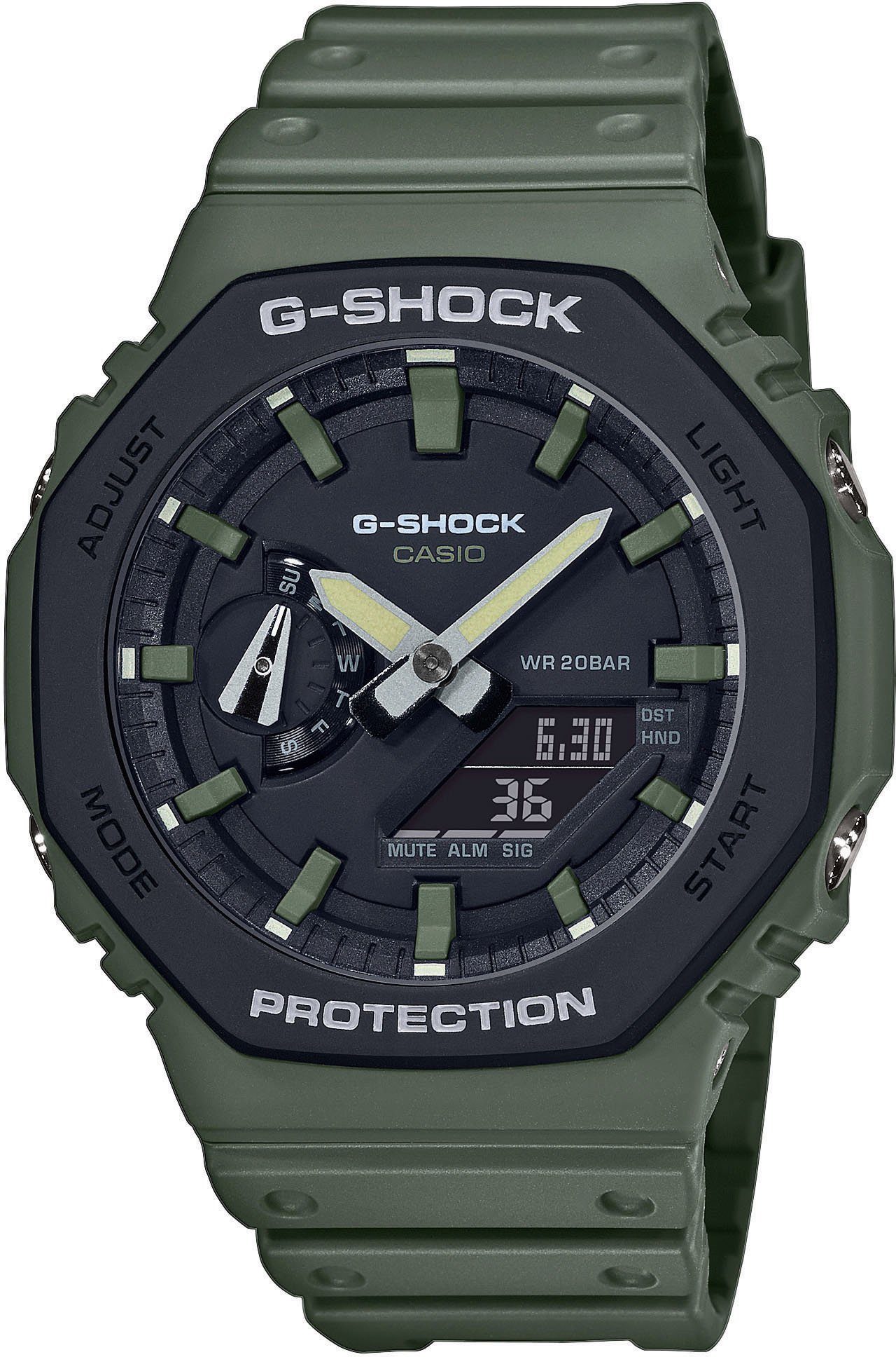 CASIO G-SHOCK Chronograph GA-2110SU-3AER, Quarzuhr, Armbanduhr,Herrenuhr,di günstig online kaufen
