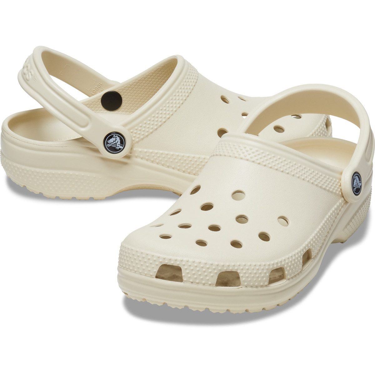 Crocs Sandale Classic Clog Bone beige Badeschuh günstig online kaufen