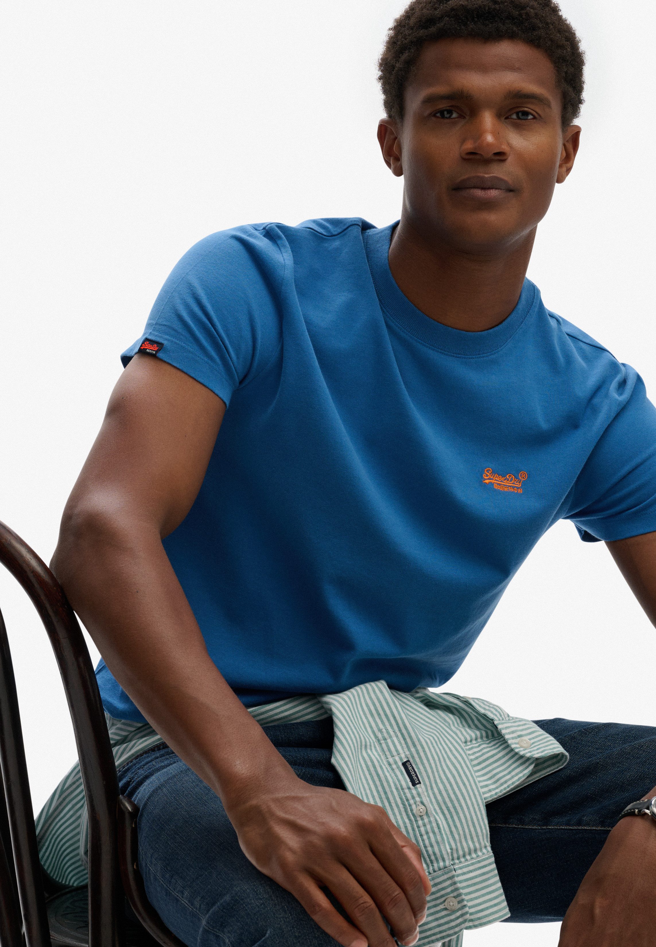 Superdry Rundhalsshirt ESSENTIAL LOGO EMB TEE günstig online kaufen