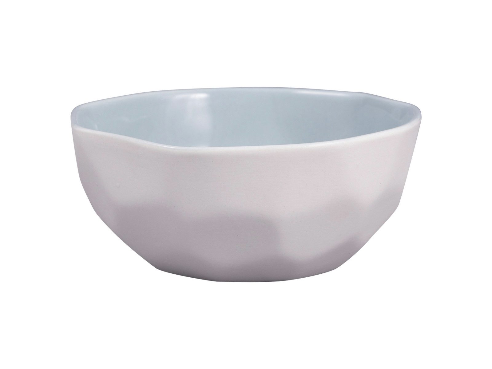 Greengate Müslischale Elements Müslischale dusty blue 14,5cm, Steinzeug, (Müslischalen)