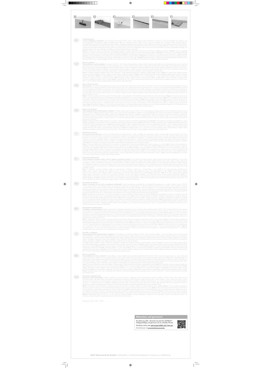 Selit Trittschalldämmplatte Selitbloc GripTec Vinyl- Designboden-Unterlage