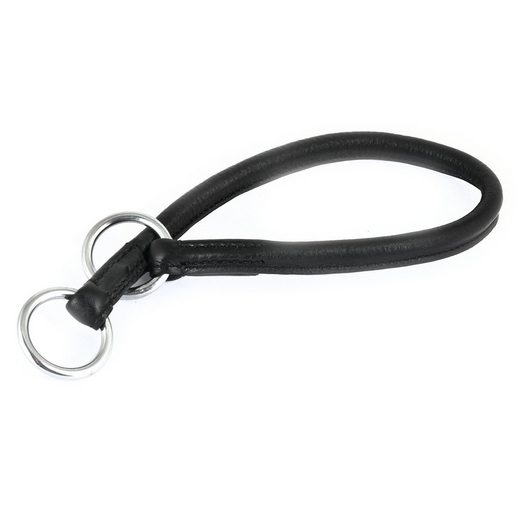 Monkimau Hunde-Halsband »Hundehalsband Würgehalsband aus Leder«, Leder