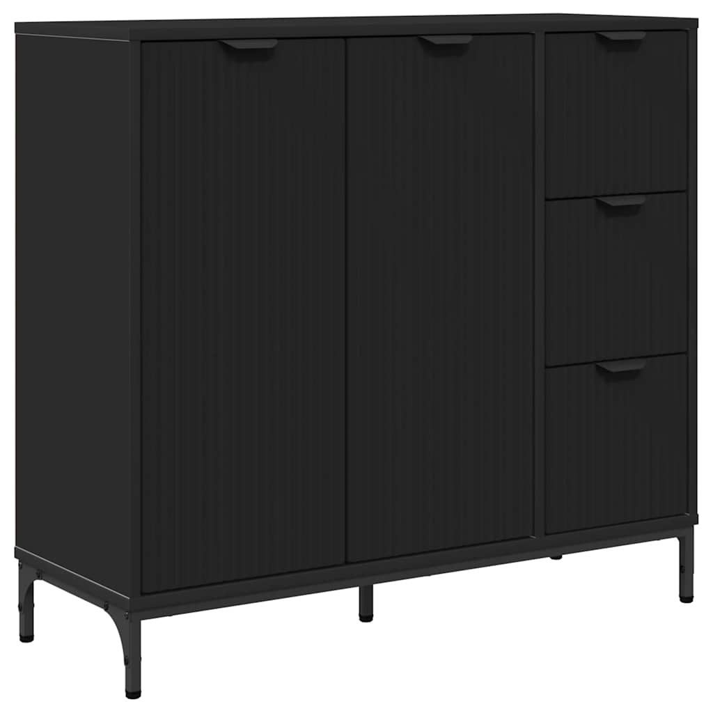 vidaXL Sideboard Sideboard Schwarz 89,5 x günstig online kaufen