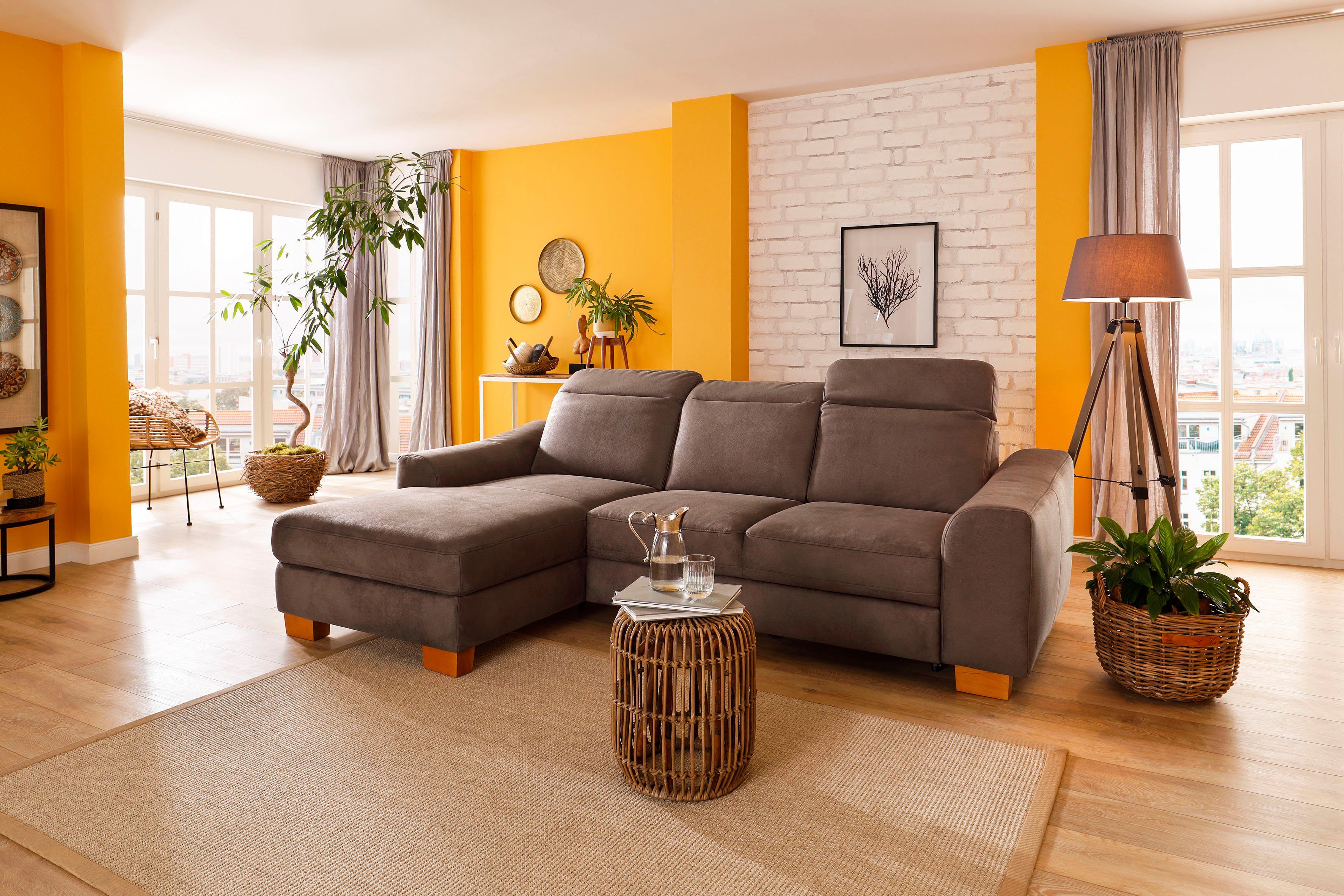 Home affaire Ecksofa Dundee L-Form, wahlweise günstig online kaufen