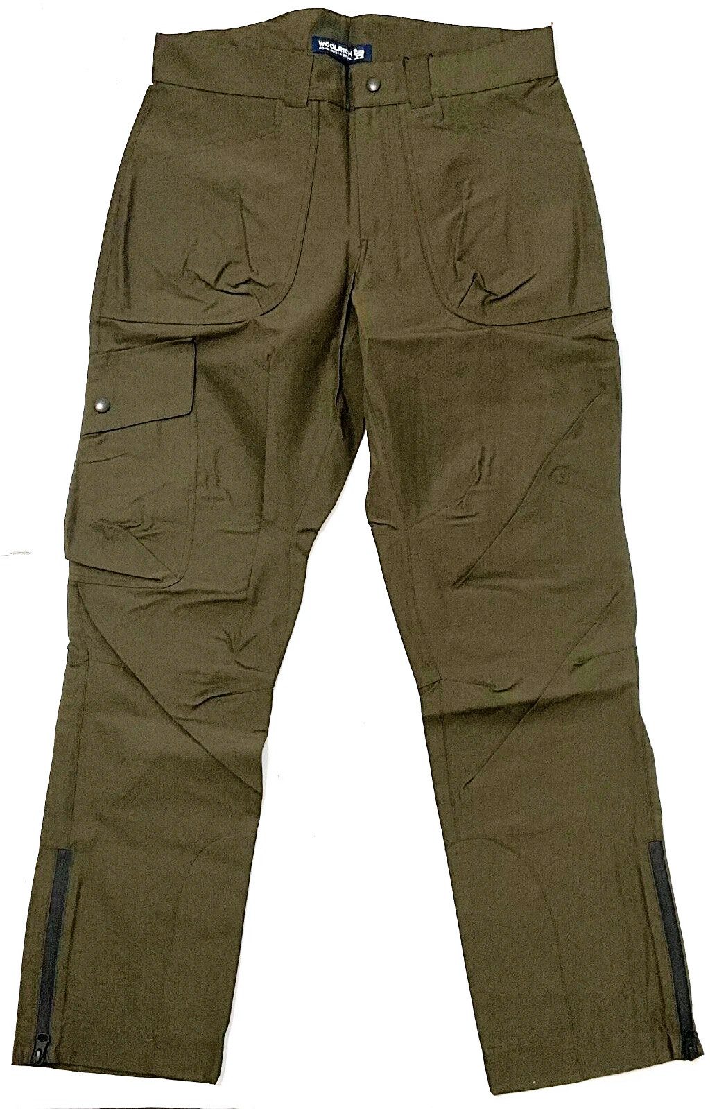 WOOLRICH Cargohose Woolrich Herren Hosen, WOOLRICH CARGO SKI PANT, Herren Cargo Skihosen High waist, in Unifarbe