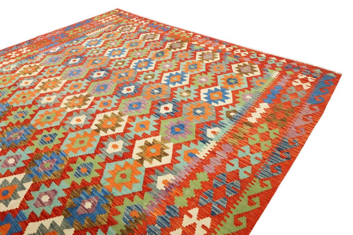Orientteppich Kelim Afghan Höhe: Moderner Handgewebter Orientteppich, 296x485 3 Heritage mm Trading, Nain rechteckig