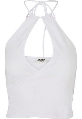 URBAN CLASSICS T-Shirt Damen Ladies Short-Wraped Neckholder Top (1-tlg)
