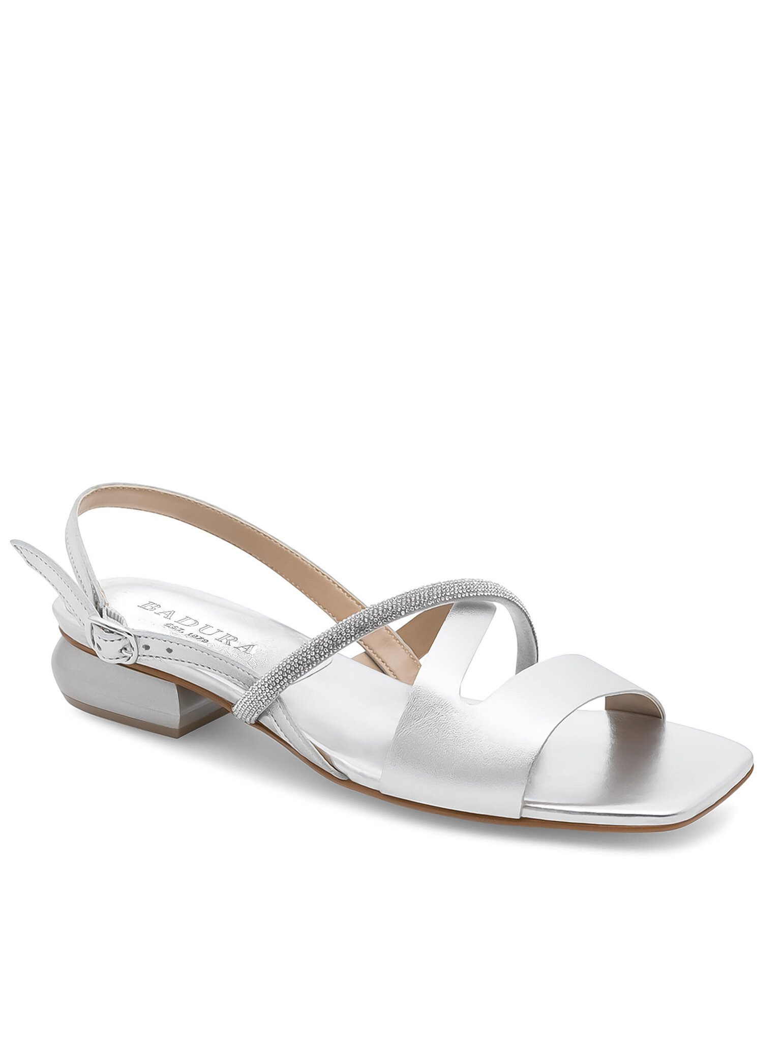 Badura Sandalen BRITTOLI-A023-01-1 Silberfarben Sandale