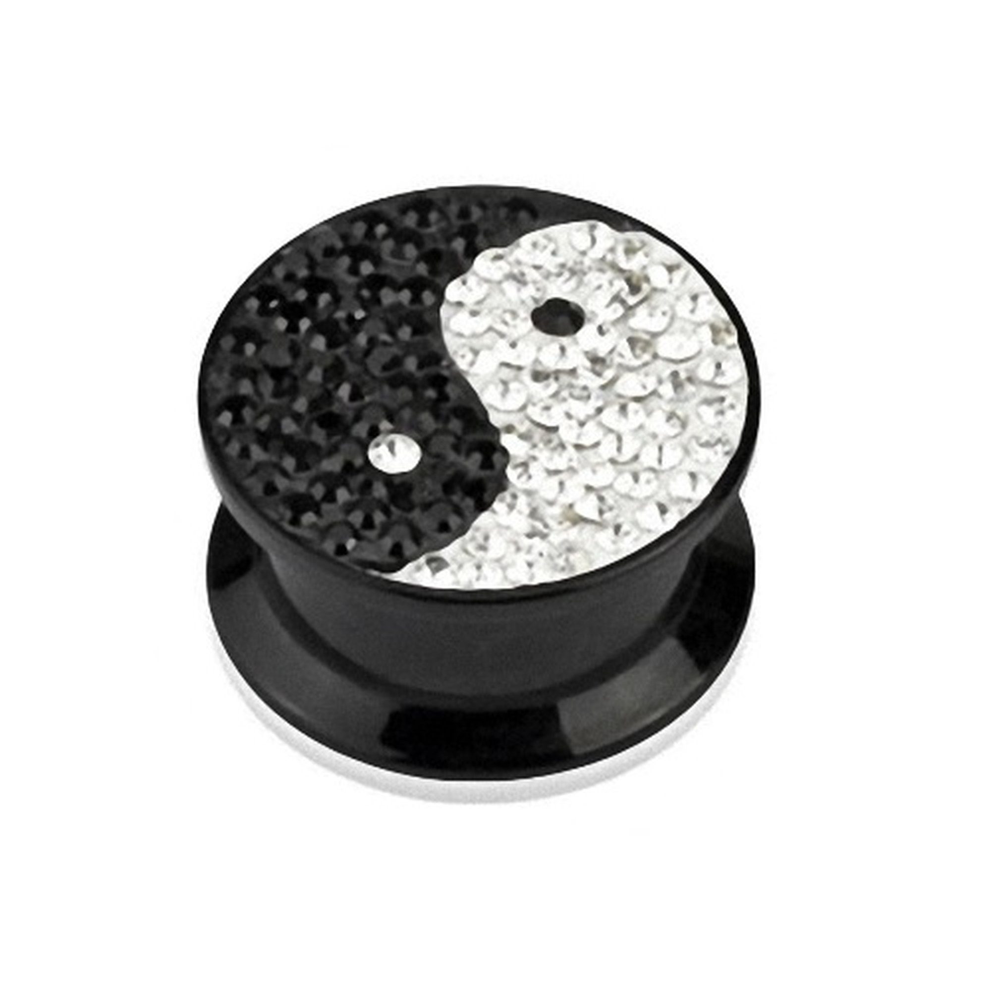 Taffstyle Plug Piercing Schraub Schwarz Clear günstig online kaufen