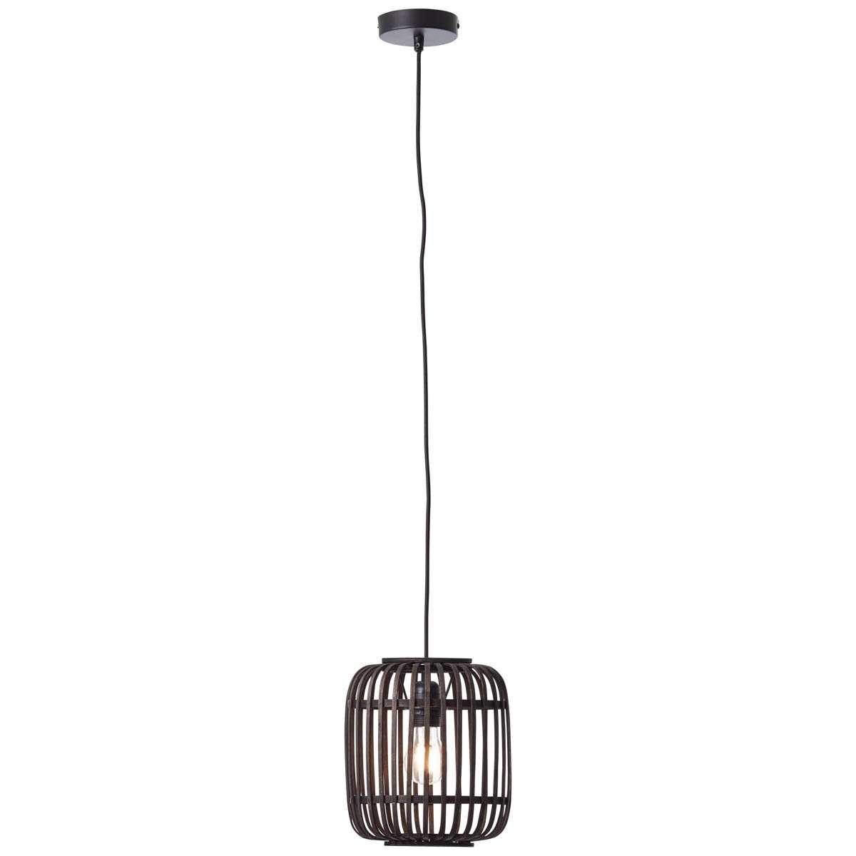 Brilliant Pendelleuchte Woodrow, ohne Leuchtmittel, Bambus günstig online kaufen
