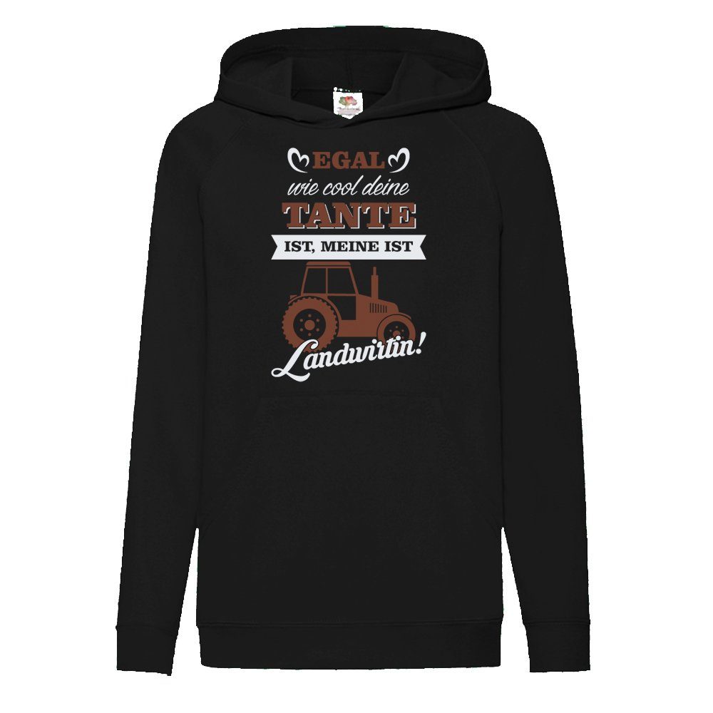 Ggraphics Hoodie Egal, wie cool Deine Tante ist, meine ist Landwirtin