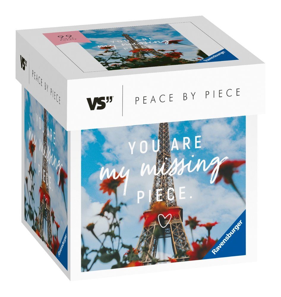 Ravensburger Puzzle 99 Teile Ravensburger Puzzle Botschaft You are my missing piece 16965, 99 Puzzleteile