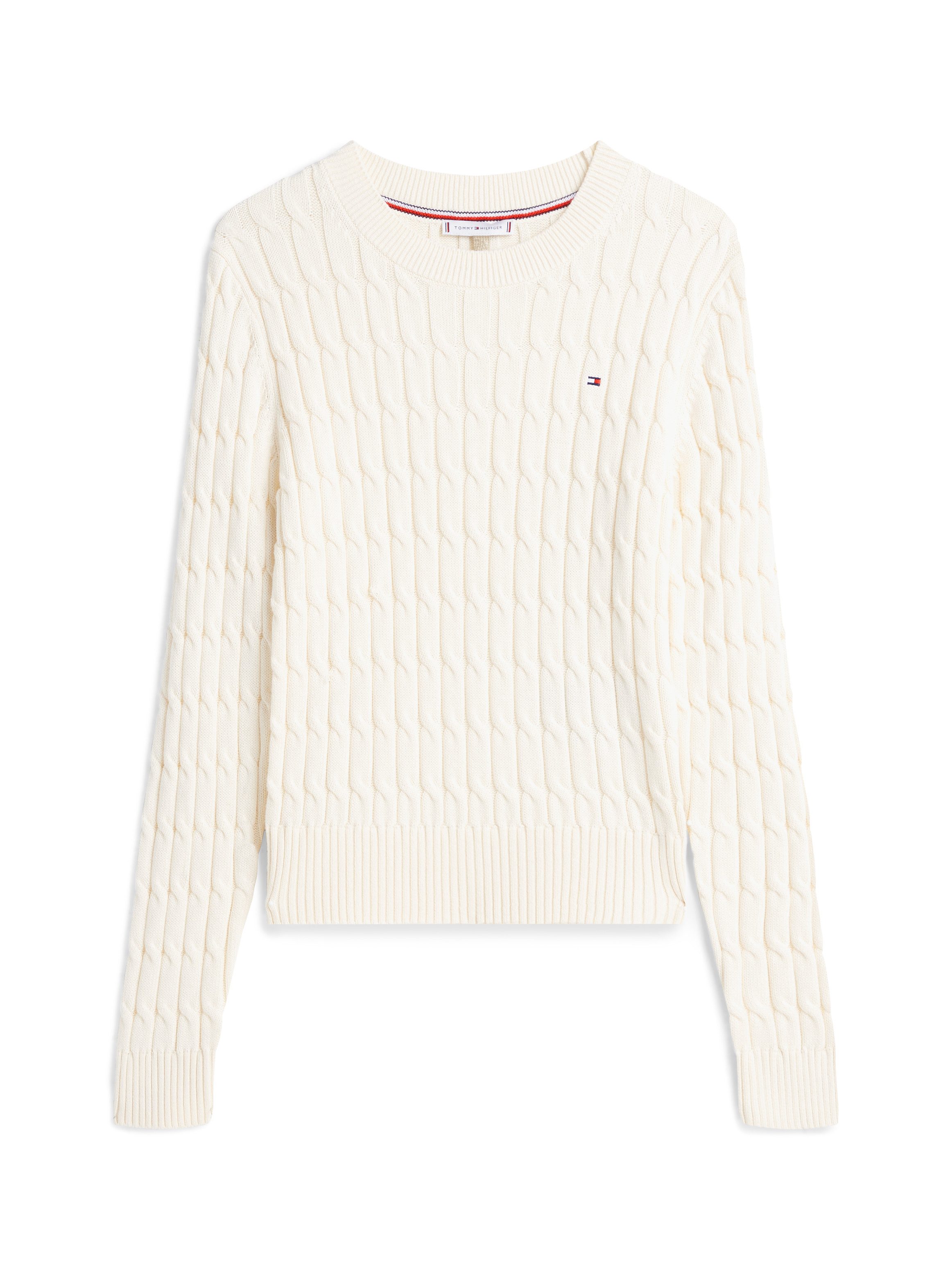 Rundhalspullover CO CABLE MID GG C-NK LS SWT