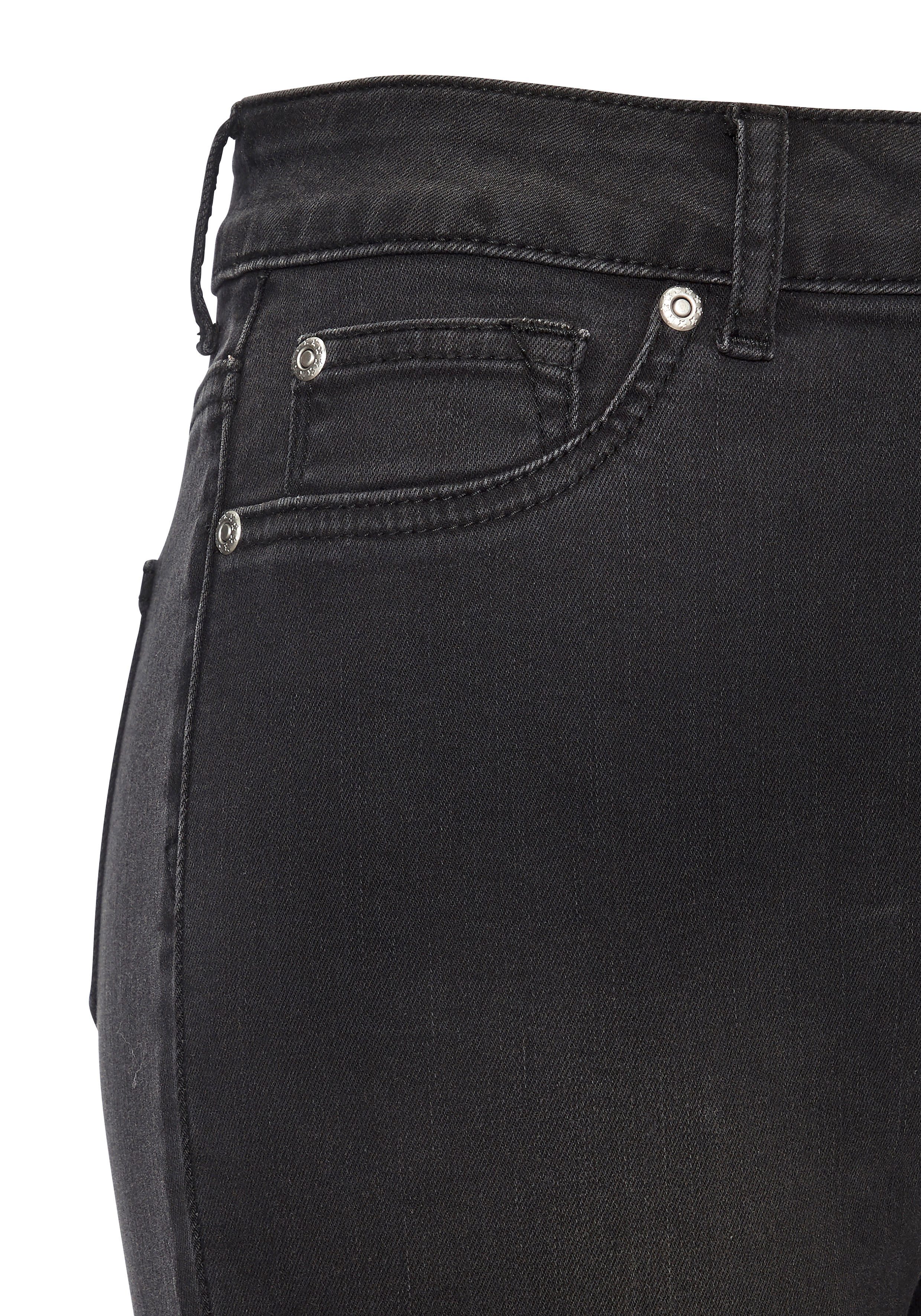 LASCANA Jeansleggings 7/8-Länge in Skinny-Form, Stretch-Denim, Basic – Bild 4 von 5