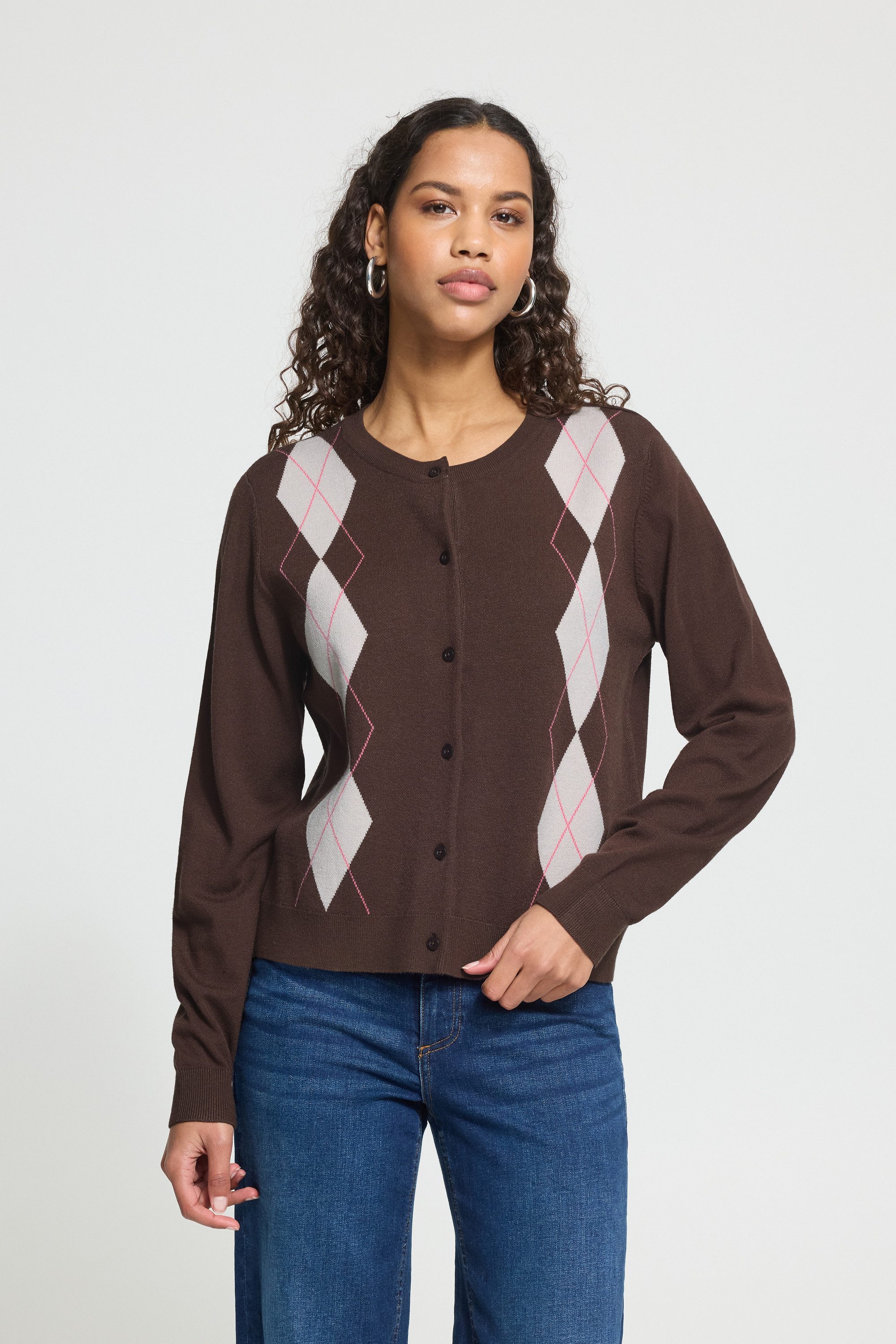 ICHI Cardigan Langarm IHFOLEY