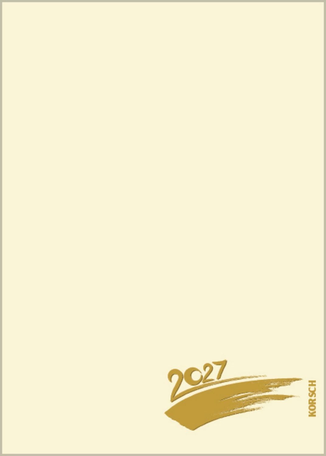 Korsch Verlag Wandkalender Foto-Malen-Basteln Bastelkalender A5 chamois 2027