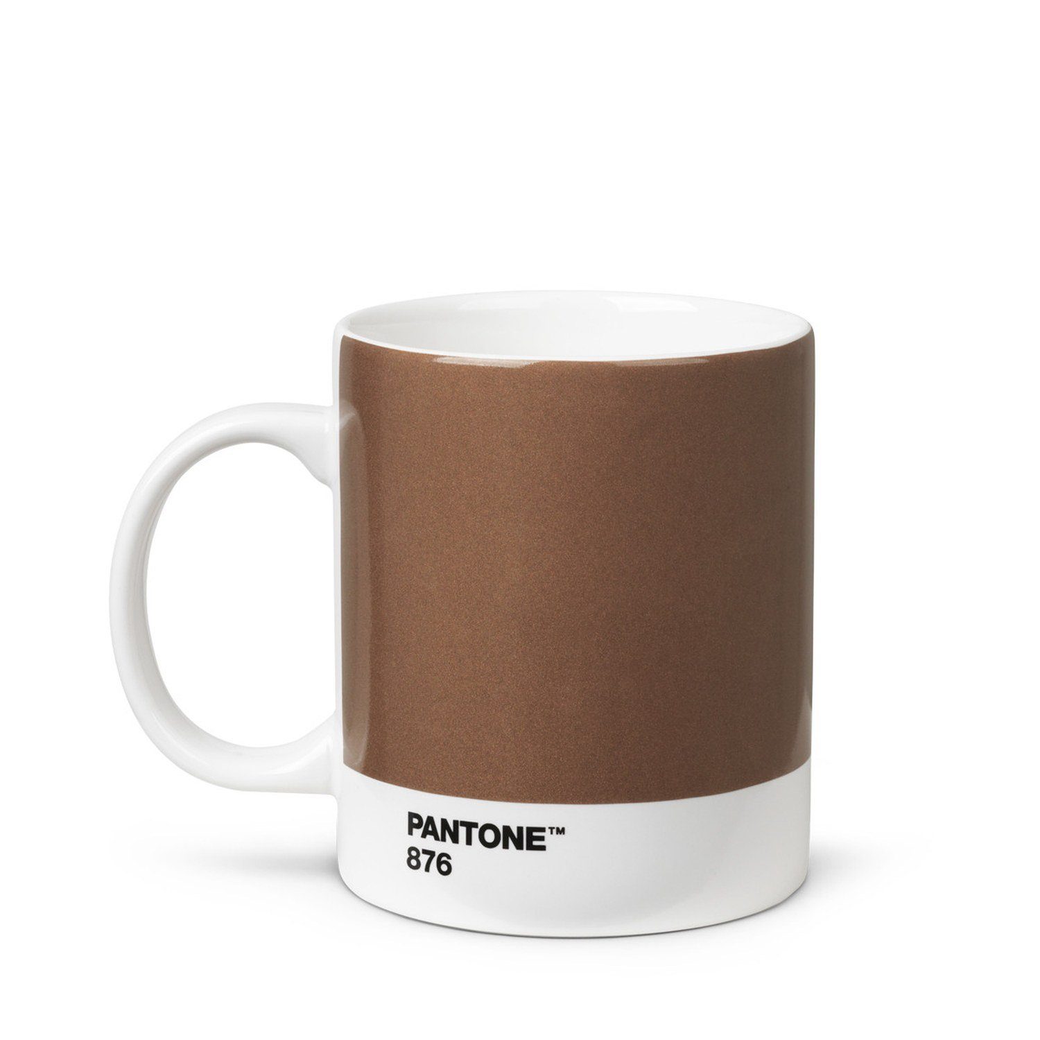 Becher Porzellan, Bronze Universe Porzellan Pantone 876,