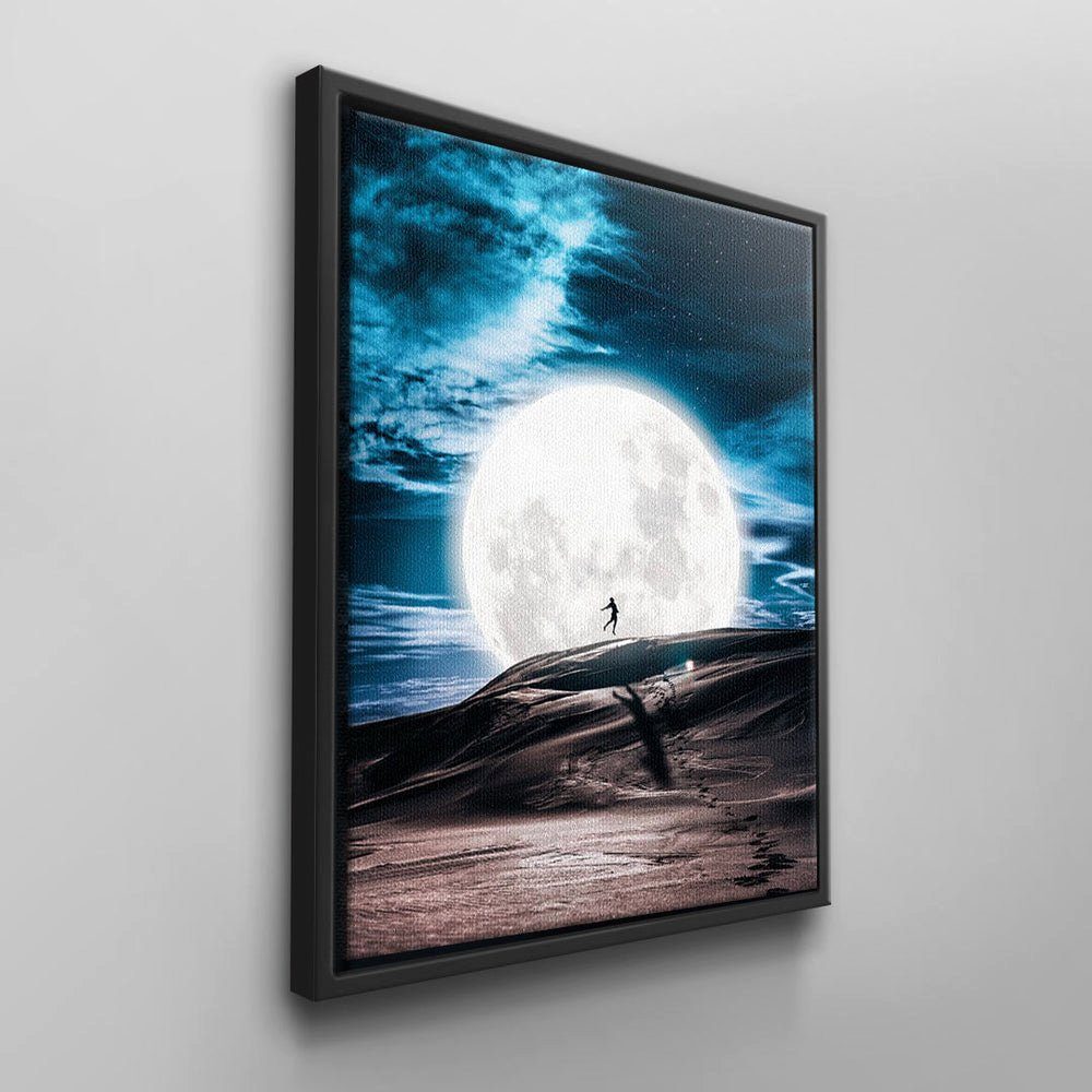 Wandbilder von DOTCOMCANVAS® DOTCOM Rahmen Moderne schwarzer Leinwandbild, CANVAS