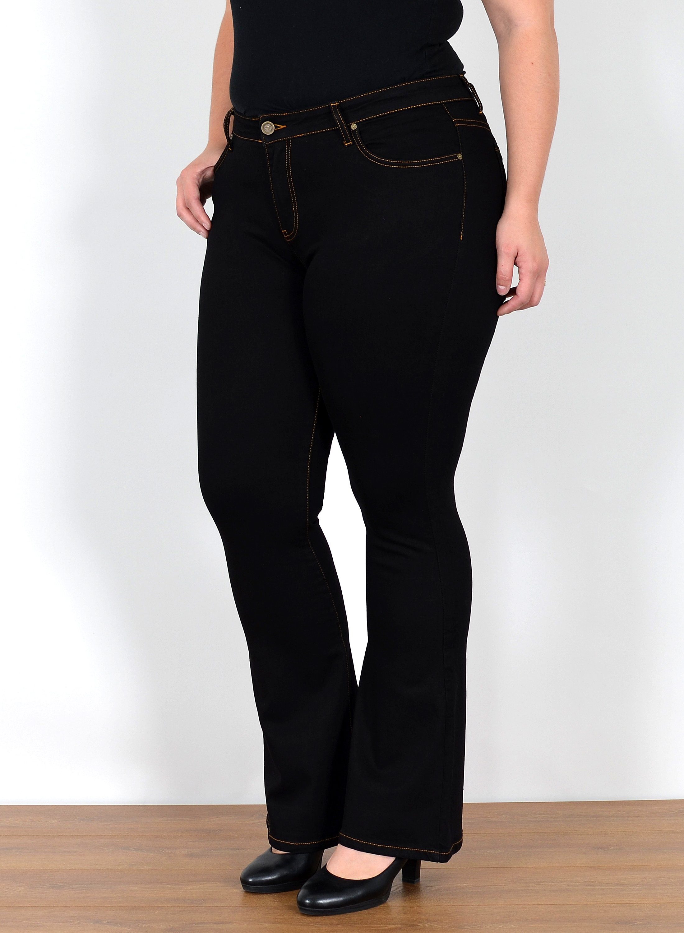 ESRA Bootcut-Jeans Bootcut Jeans Damen High günstig online kaufen