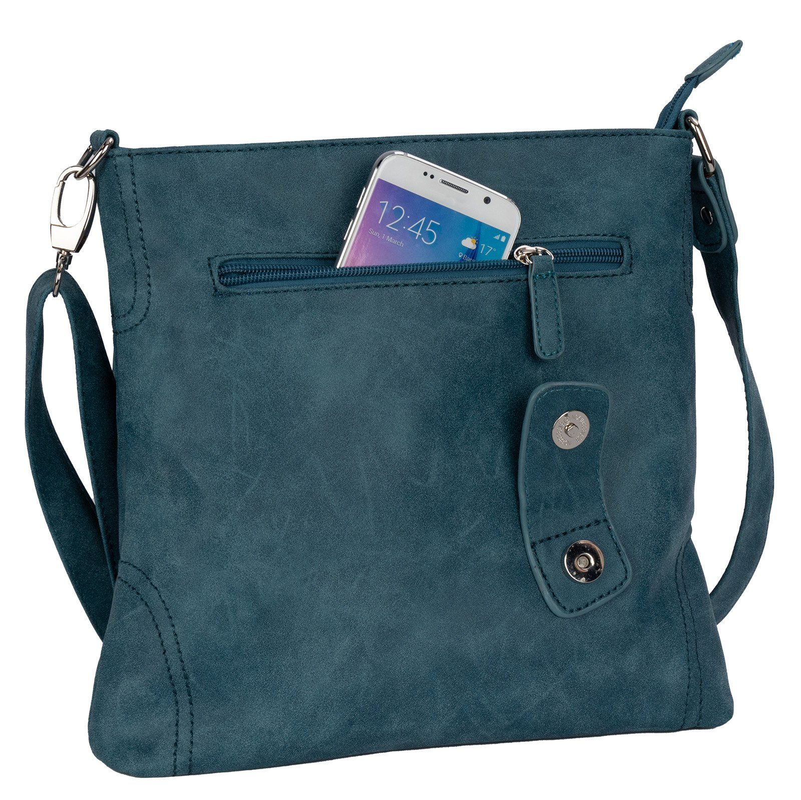 BAG STREET Sporttasche Bag Street Damentasche Umhängetasche Handtasche Schultertasche, als Schultertasche, Umhängetasche tragbar