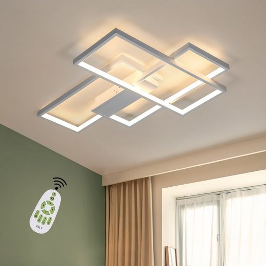 ZMH LED Deckenleuchte »LED Deckenleuchte Dimmbar Modern Deckenlampe Wohnzimmerlampe 65W