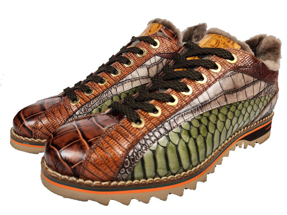 Lorenzi Lorenzi-13585-Bugatti Tejus Sneaker Lammfell Futter, günstig online kaufen