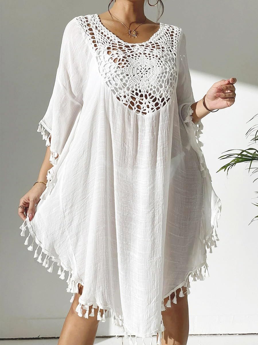 RWEUOQ Strandkleid Damen Bikini Cover Up günstig online kaufen