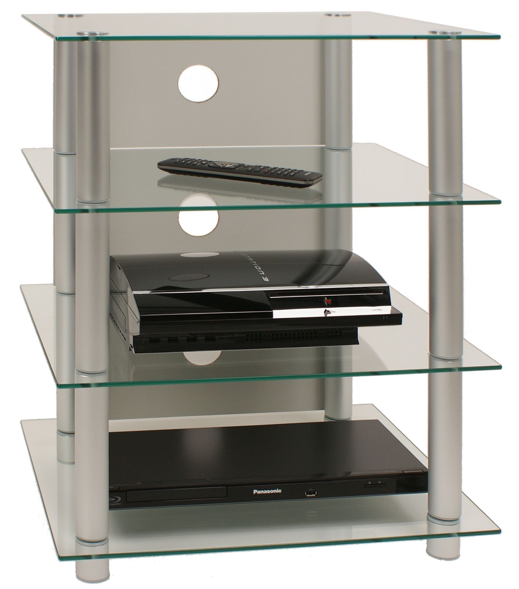 VCM TV-Rack Hifi Möbel Rack Alu günstig online kaufen
