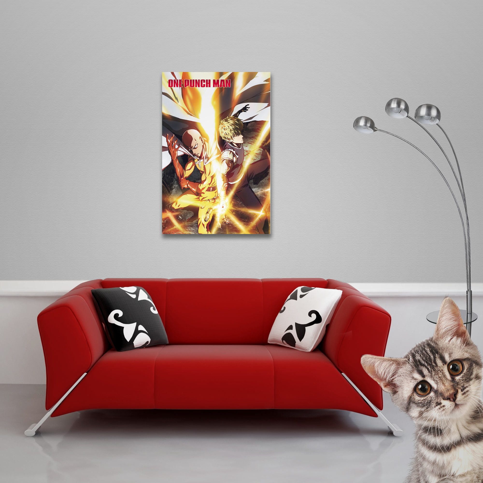Poster One Punch Man - Poster - Saitama & Genos